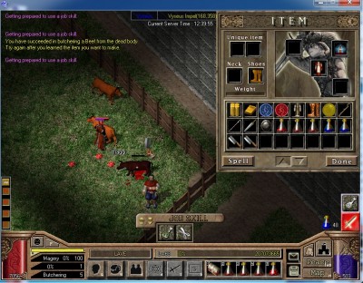 1. Use butcher's knife in inventory.jpg